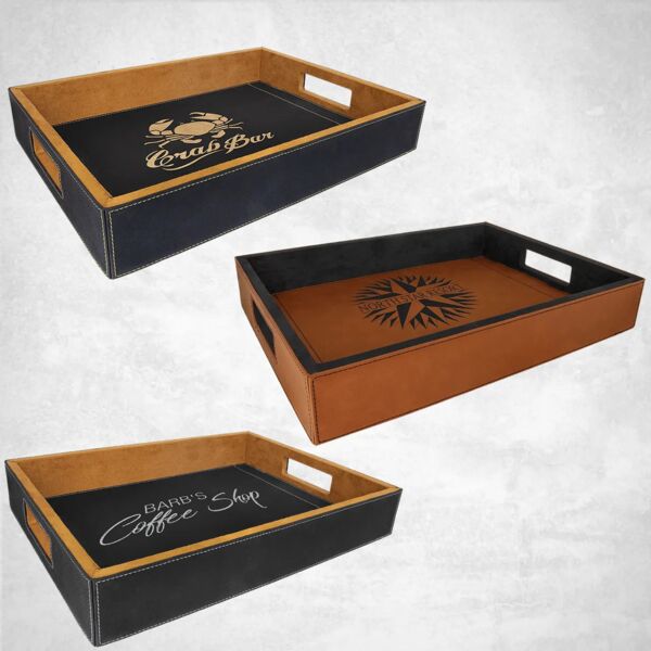 Blank Laserable Leatherette Trays Thumbnail