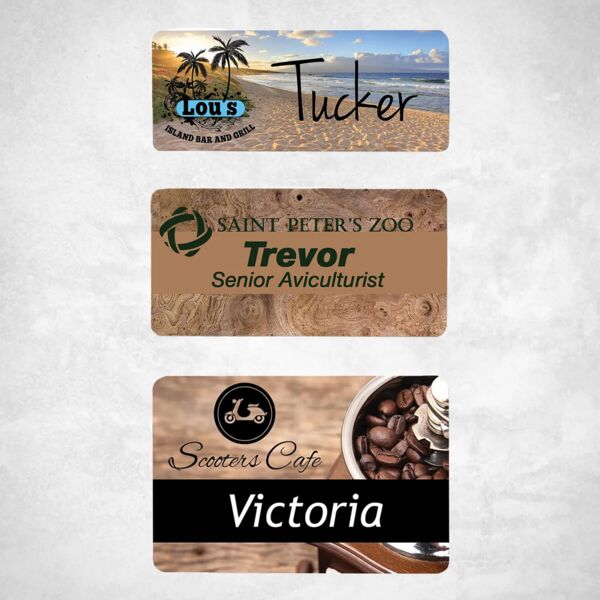 Blank Sublimatable Name Badge Thumbnail