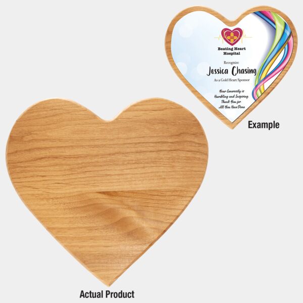 9 1/2" x 9 1/4" Heart Plaque Thumbnail