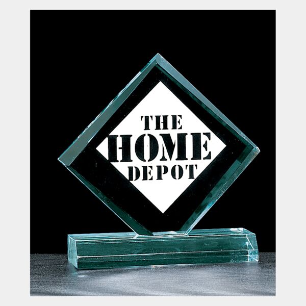 6" x 7 3/8" Diamond Series Jade Acrylic Thumbnail