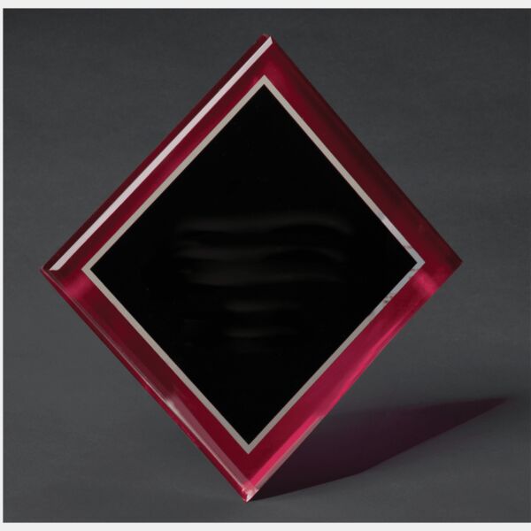 8 1/2" x 10" Diamond Series Acrylic with Printed Border-Upright Only Thumbnail