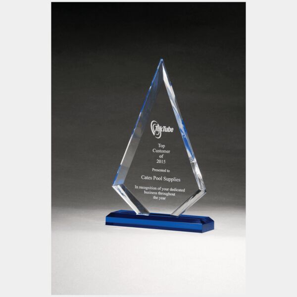 6" x 9 1/2" Arrow Series Acrylic with Highlights and Base Thumbnail