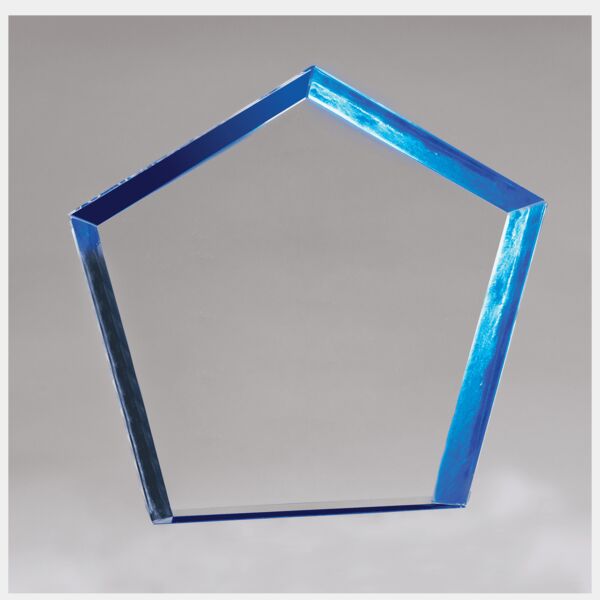 7" Diamond Series Acrylic Award with Accent-Upright Only Thumbnail