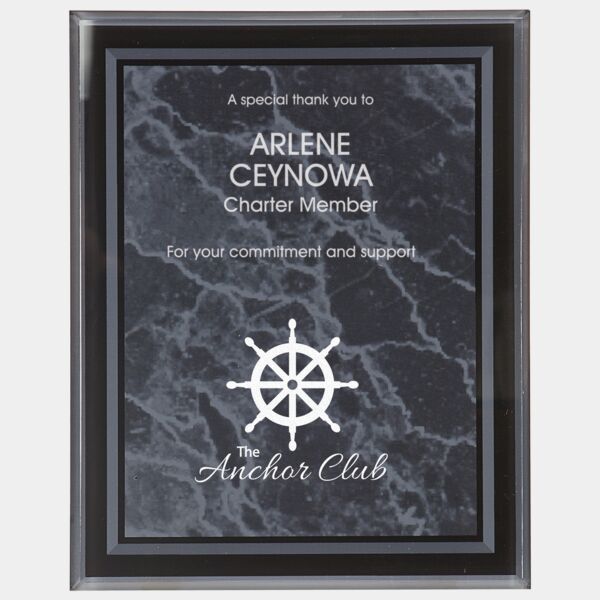 8" x 10" Marble Border -Plaq Acrylic Thumbnail