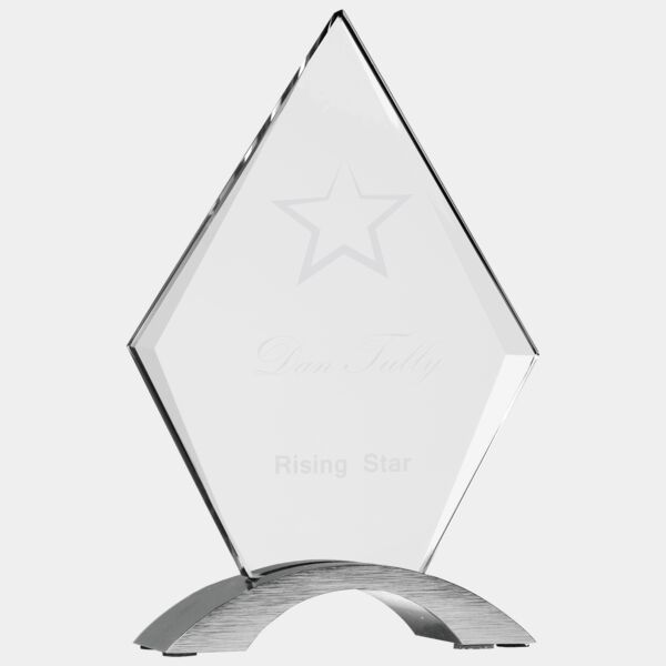 7 1/4" Diamond Cosmic Acrylic with Base Thumbnail