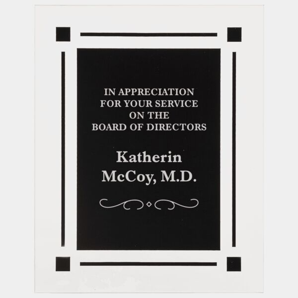 7" x 9" Solid Acrylic Plaq Thumbnail