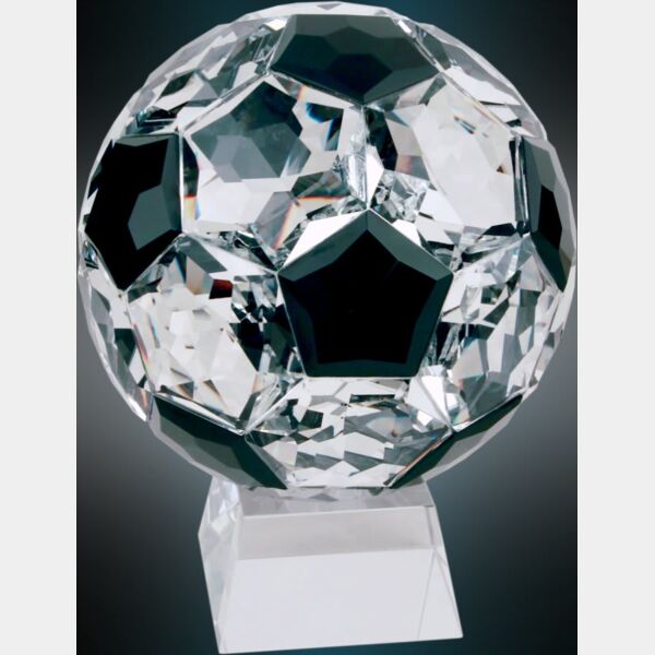 7 1/2" Crystal Soccer Ball on Base Thumbnail