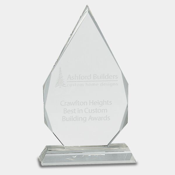 9" Crystal Diamond on Pedestal Base Thumbnail