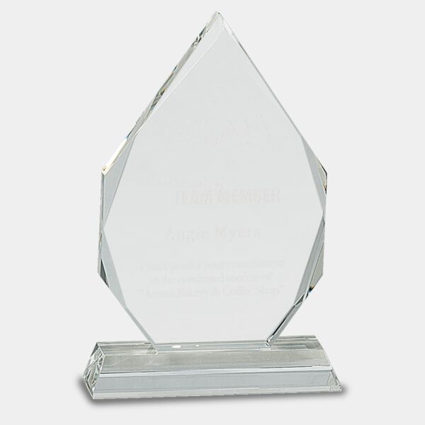 7" Diamond Crystal on Pedestal Base Thumbnail