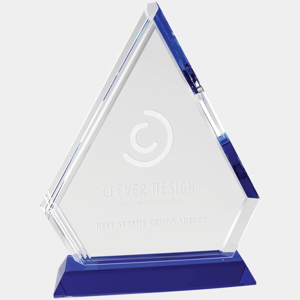 9 3/4" Crystal Diamond on Pedestal Base Thumbnail