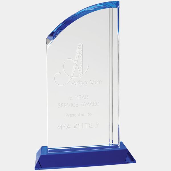 10 1/2" Crystal Arch with Base Thumbnail