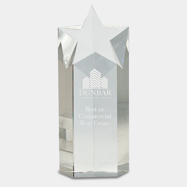 10" Crystal Star Column Thumbnail