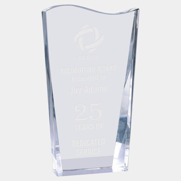 7" Crystal Facet Wave Thumbnail