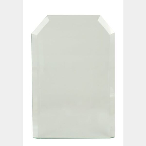 5 1/2" x 7 3/4" Jade Clip Corner Gateway Glass Replacement Blank Thumbnail