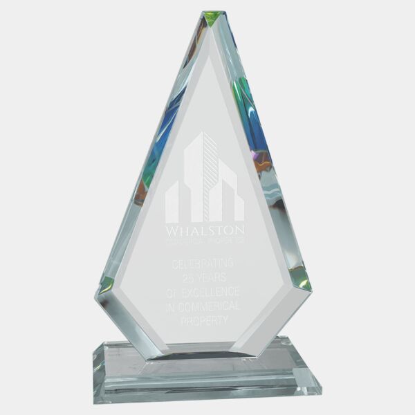 5 5/8" x 9 5/8" Diamond Series Jade Glass with Prism-Effect Top Thumbnail