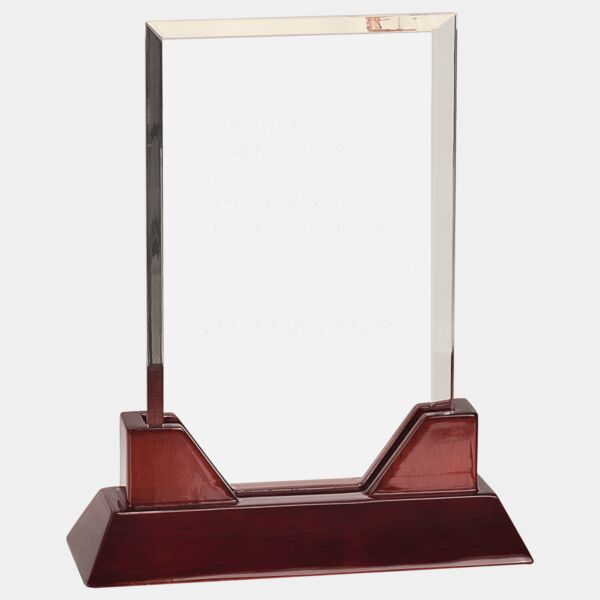 8 3/4" Rectangle Prestige Acrylic with Piano Finish Base Thumbnail