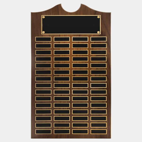 14" x 25" American Roster Plaque w/ 60 Plates Thumbnail
