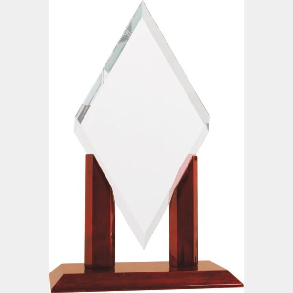 7" x 12" Mayfair Diamond Glass Replacement Blank Thumbnail