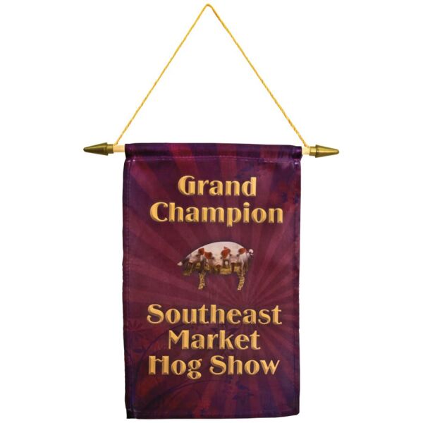 7 7/8" x 11 13/16" Sublimatable Banner with Hanging Cord Thumbnail
