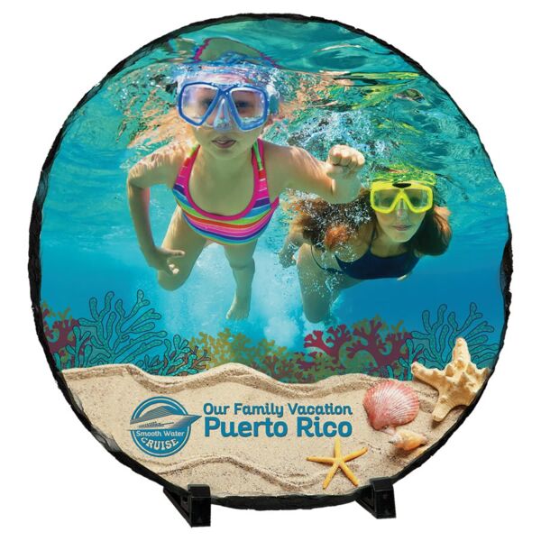 8" Round Gloss SubliStone Thumbnail