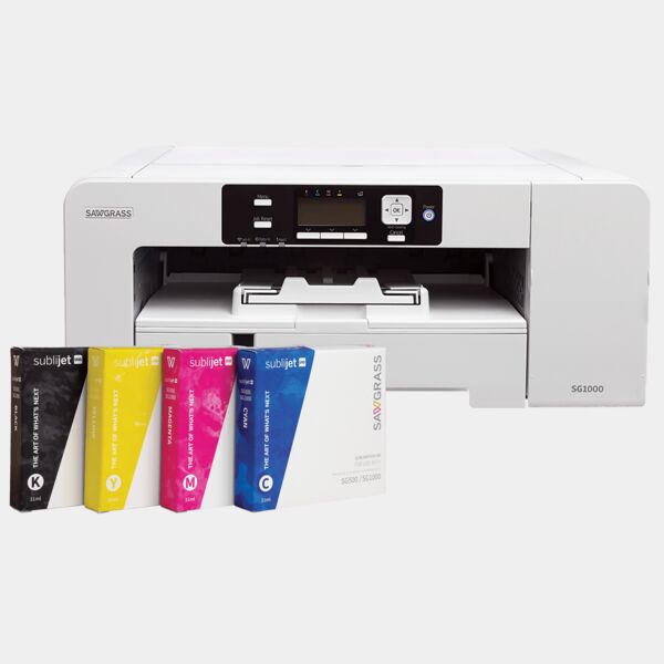 Sawgrass SG1000 Sublimation Printer Package with 4-31ml Standard Ink Cartridges Thumbnail