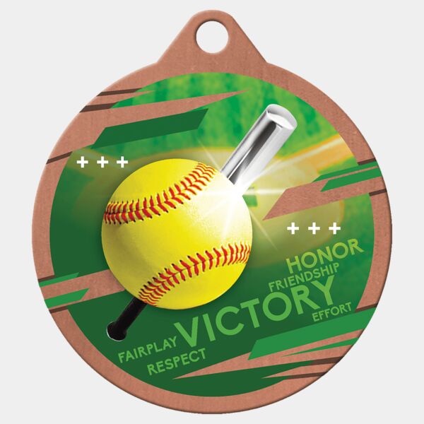 2" Inspire Softball Medal Thumbnail
