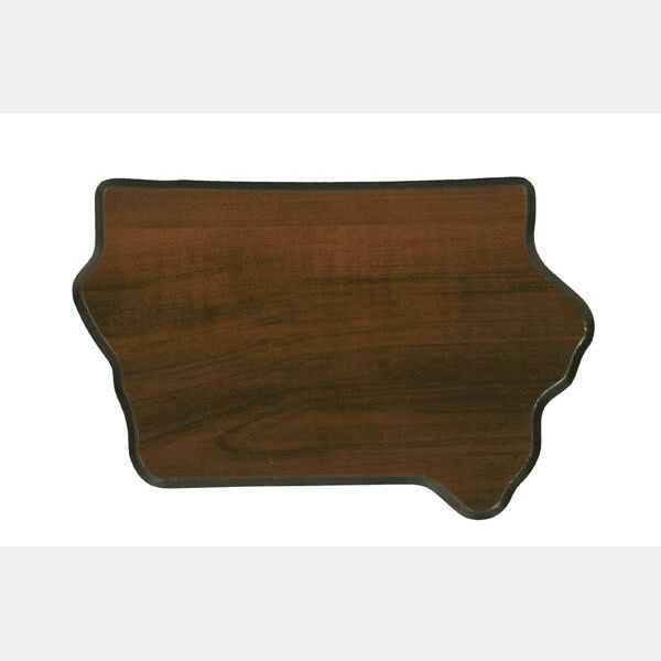 6" x 8 3/4" Finish Edge Iowa State Plaque Thumbnail