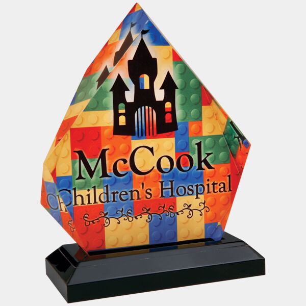 5 1/4" x 6 3/4" Sublimatable Diamond Impress Acrylic Thumbnail