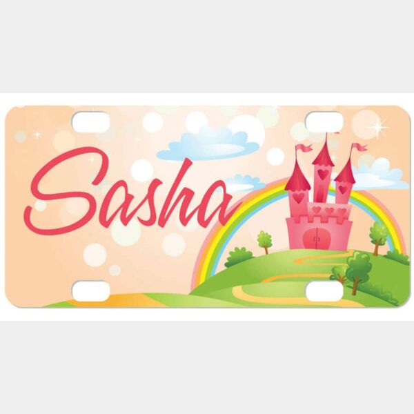 5.88" x 2.94" Gloss Sublimatable Unisub Aluminum Mini License Plate Thumbnail