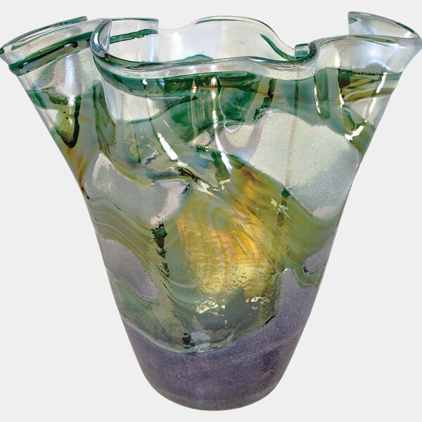 11 1/4" Art Glass Vase Thumbnail