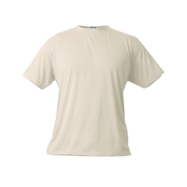 3XL Sand Short Sleeve Basic T-Shirt Thumbnail