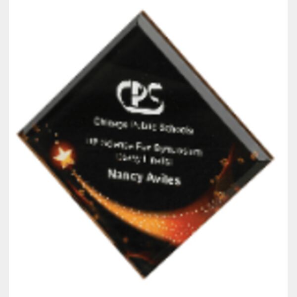 6" x 6" Star Galaxy Acrylic Plaque with Adhesive Backing Replacement Piece Thumbnail