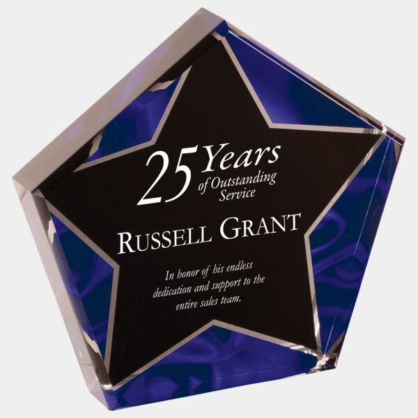 6" Star Velvet Acrylic Thumbnail