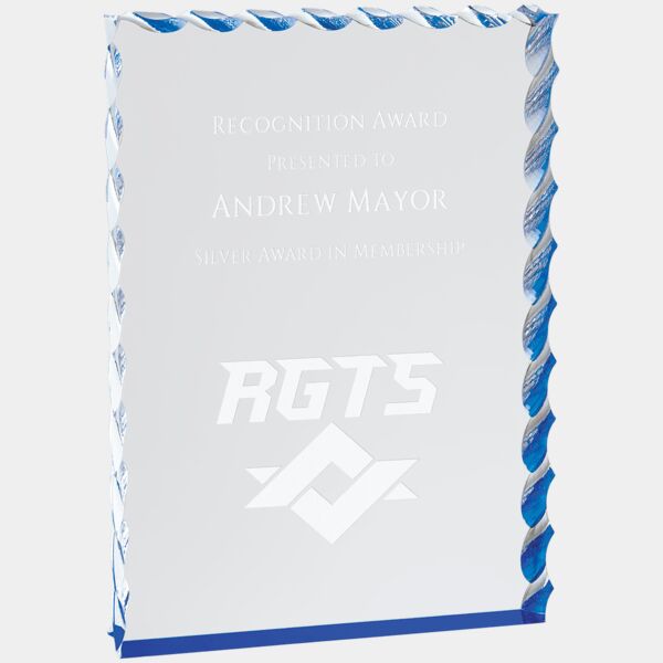 6" x 8" Wave Edge Acrylic Thumbnail