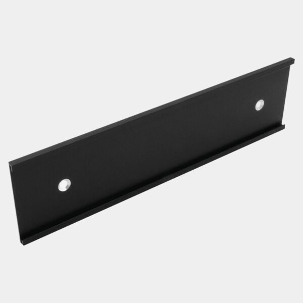 2" x 6", Kota Pro Aluminum Wall Bracket with Mounting Holes, Fits 1/8" Thick Plastic Insert Thumbnail