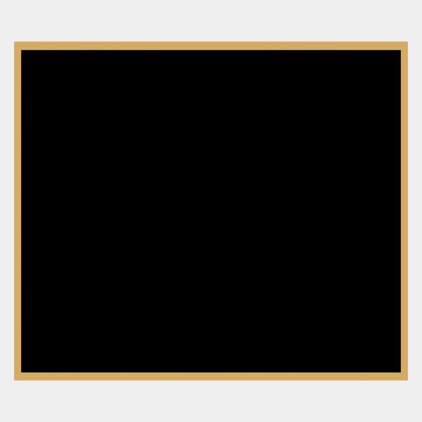 2 1/2" x 2 7/8" Laserable Brass Plaque Plate with Border Thumbnail