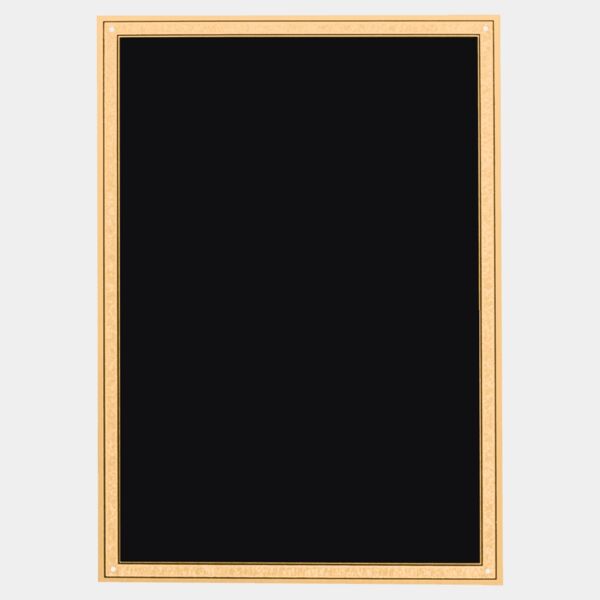 5" x 7" LaserFX Plate with Florentine Border and Texture d Center and Four Holes Thumbnail