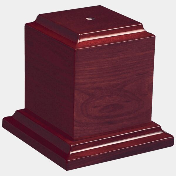 3 3/4" x 3 3/4" Piano Finish Trophy Base Thumbnail